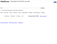 Tablet Screenshot of file2hd.com